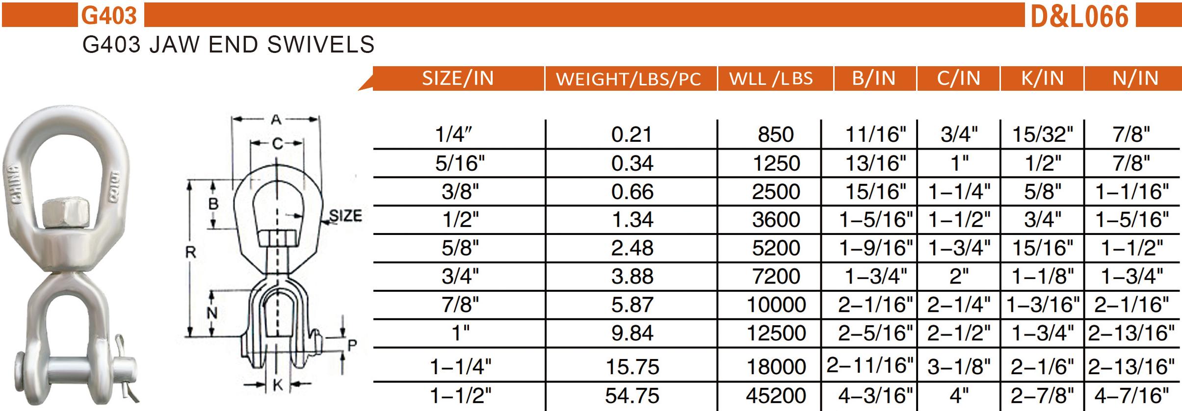 羊角旋转环 G403