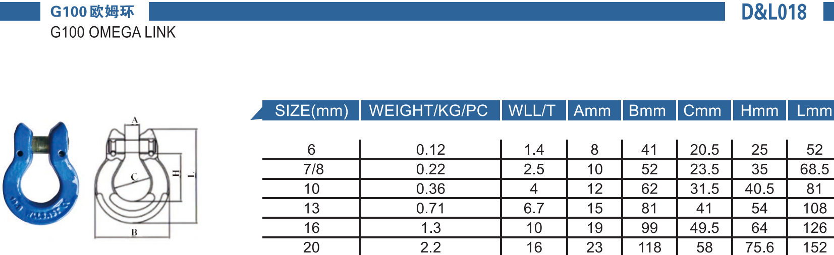 18-G100欧姆环-G100 OMEGA LINK