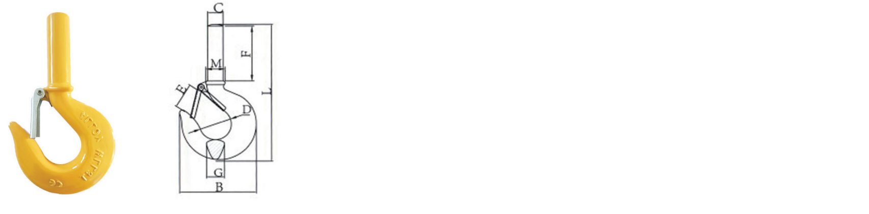 64-锻造直杆钩-FORGED SHANK HOOK-1