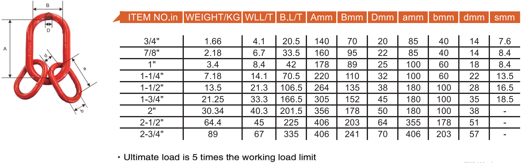 77-A345子母环(母环锻造)-A345 MASTER LINK ASSEMBLY(FORGED MAIN LINK) 77-A345子母环(母环锻造)-A345 MASTER LINK ASSEMBLY(FORGED MAIN LINK)